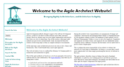 Desktop Screenshot of agilearchitect.org