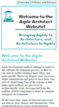 Mobile Screenshot of agilearchitect.org